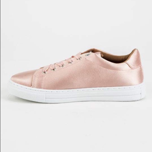 Blush Satin Sneakers🌸 - Picture 3 of 4